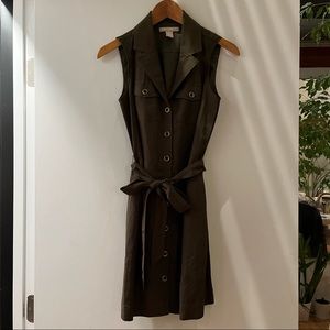 NWOT Linen Button Down Dress